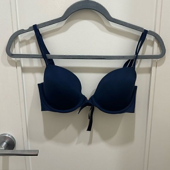 Victoria’s Secret navy Lined Demi 32D - Picture 1 of 7